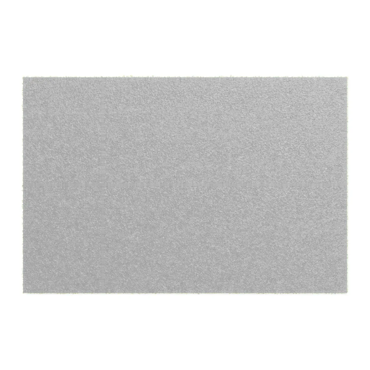 The door mat, blank and unprinted