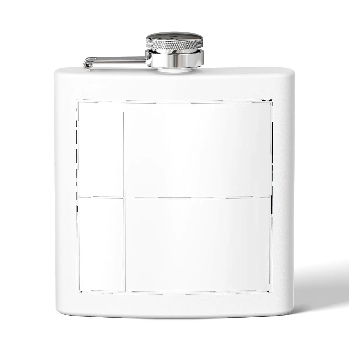 The flask, blank and unprinted