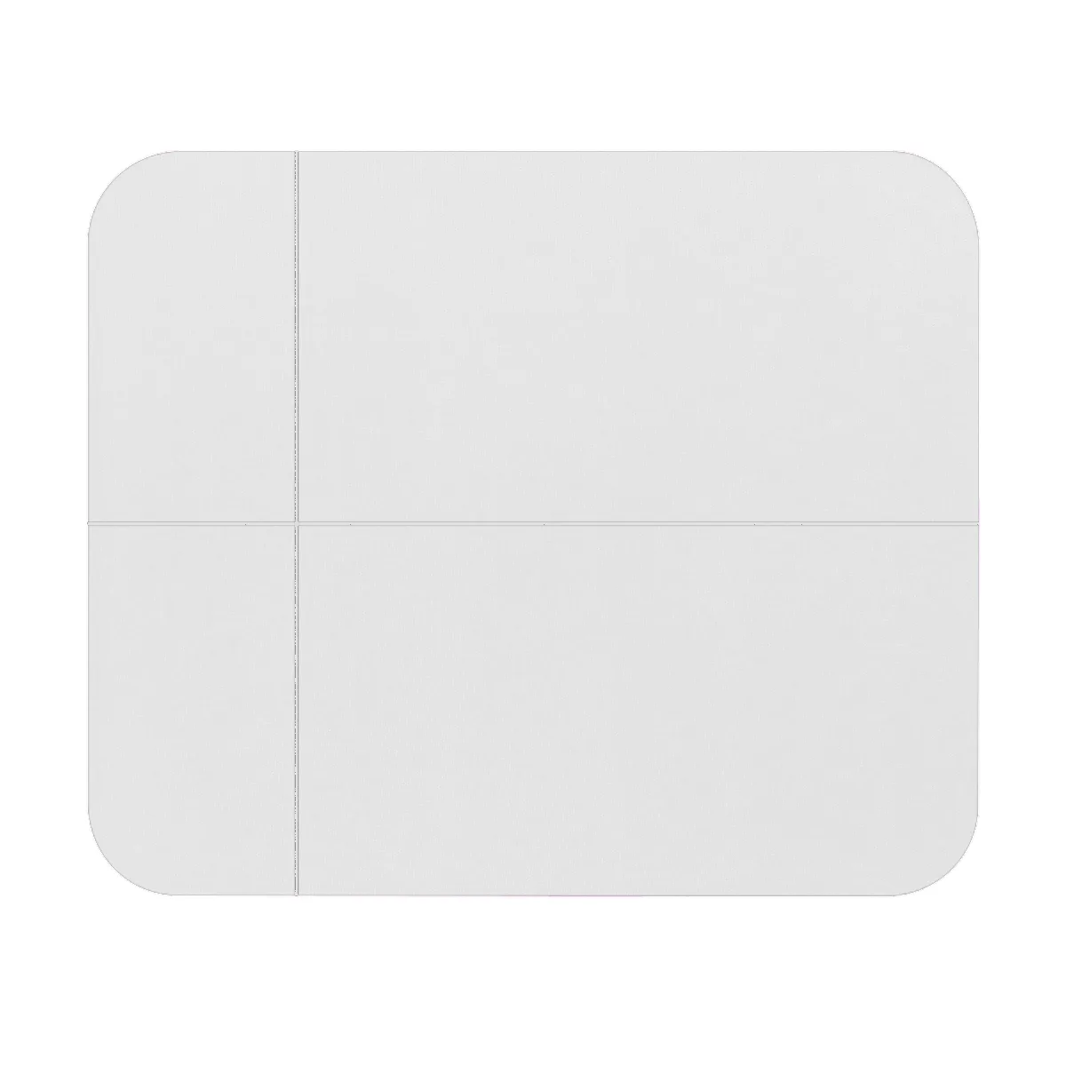 The mouse pad, blank and unprinted