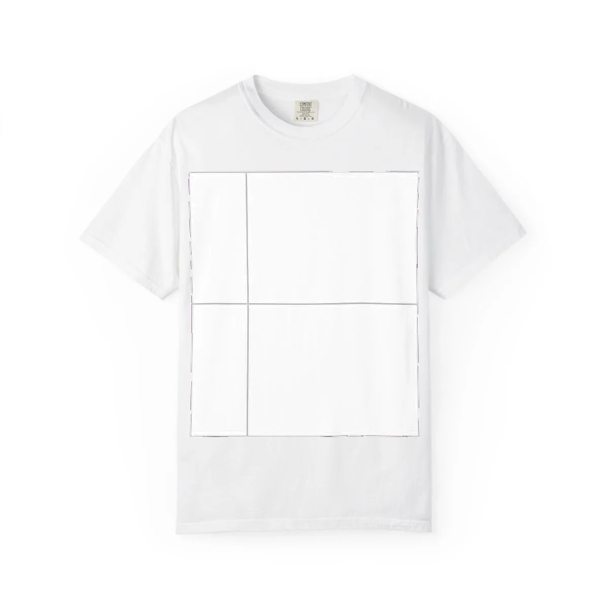 The unisex t-shirt, blank and unprinted